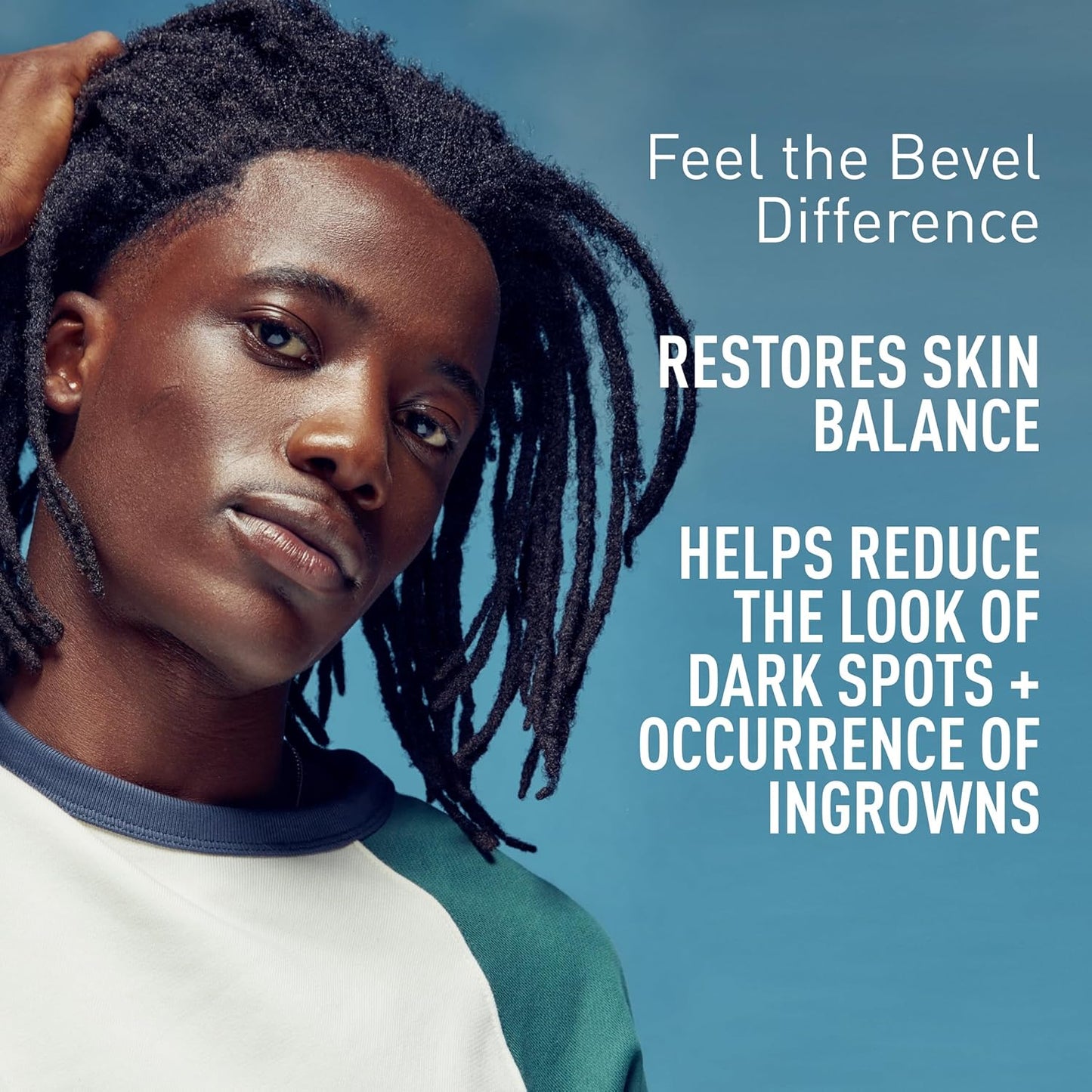 Kit de cuidado de la piel facial Bevel para hombres - Kit de rutina de cuidado de la piel para hombres incluye lavado facial con aloe vera, almohadillas exfoliantes de ácido glicólico, humectante
