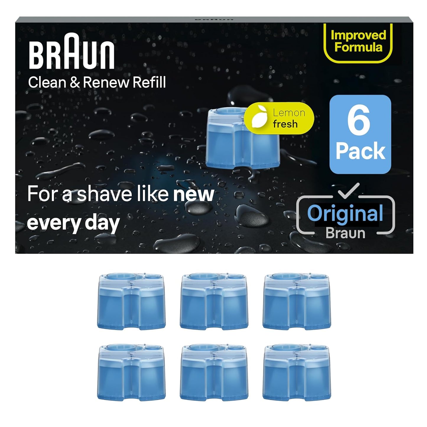 Braun Clean Renew Cartuchos de recambio CCR solución