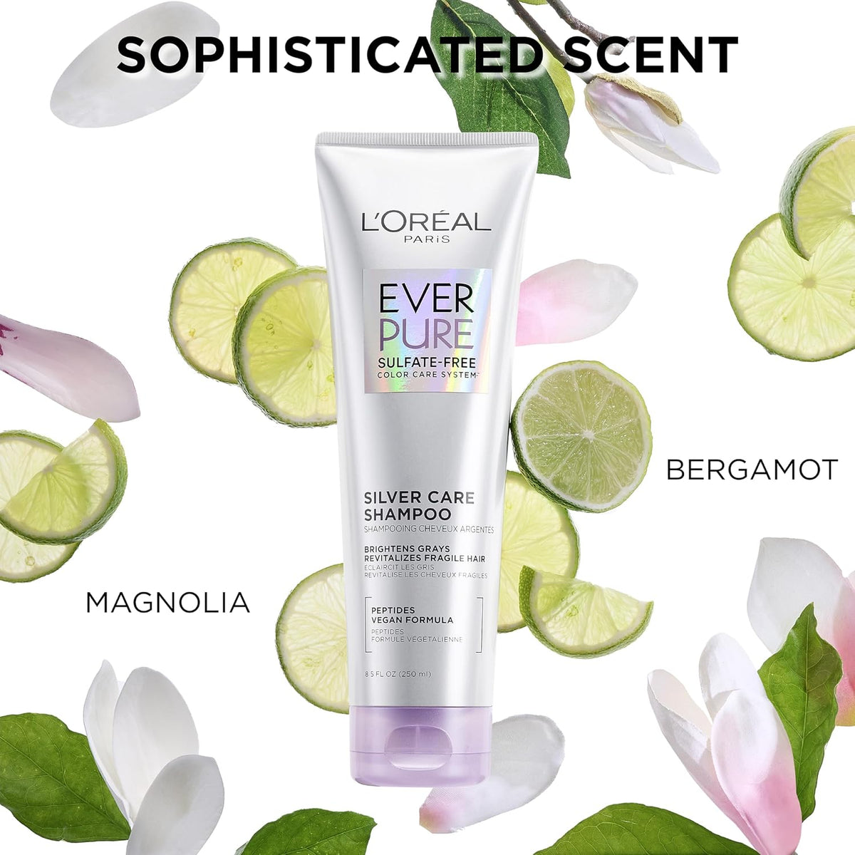 L'Oreal Paris EverPure Silver Care - Juego de champú y acondici...