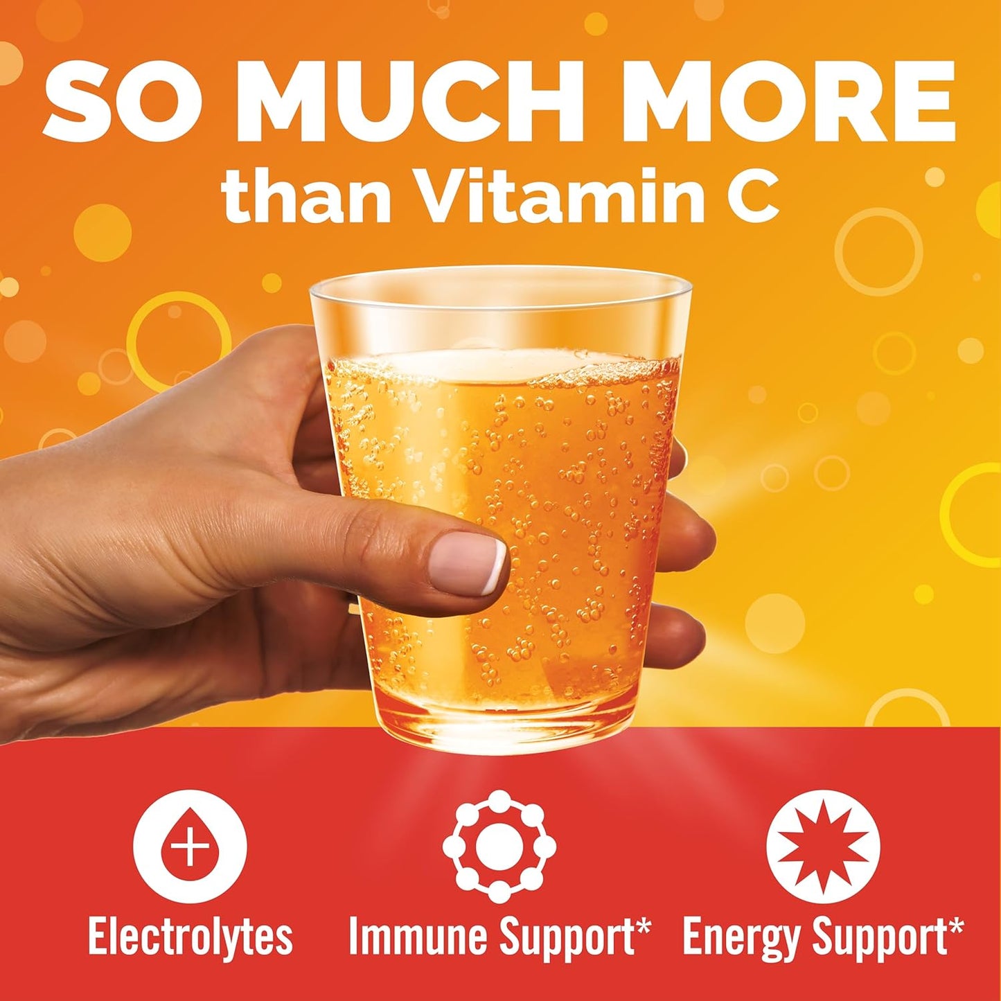 Emergen-C 1000 mg de vitamina C en polvo para apoyo inmunológico di...