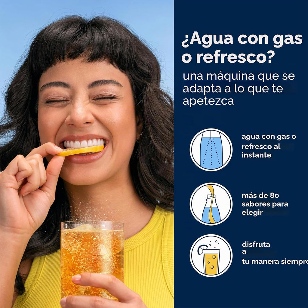 SodaStream Art Paquete de Máquina para Hacer Agua con Gas en Negro,...