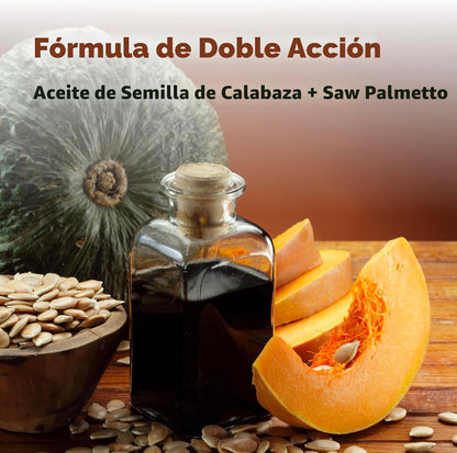 Micro Ingredients Aceite de semilla de calabaza con palma enana, 30...