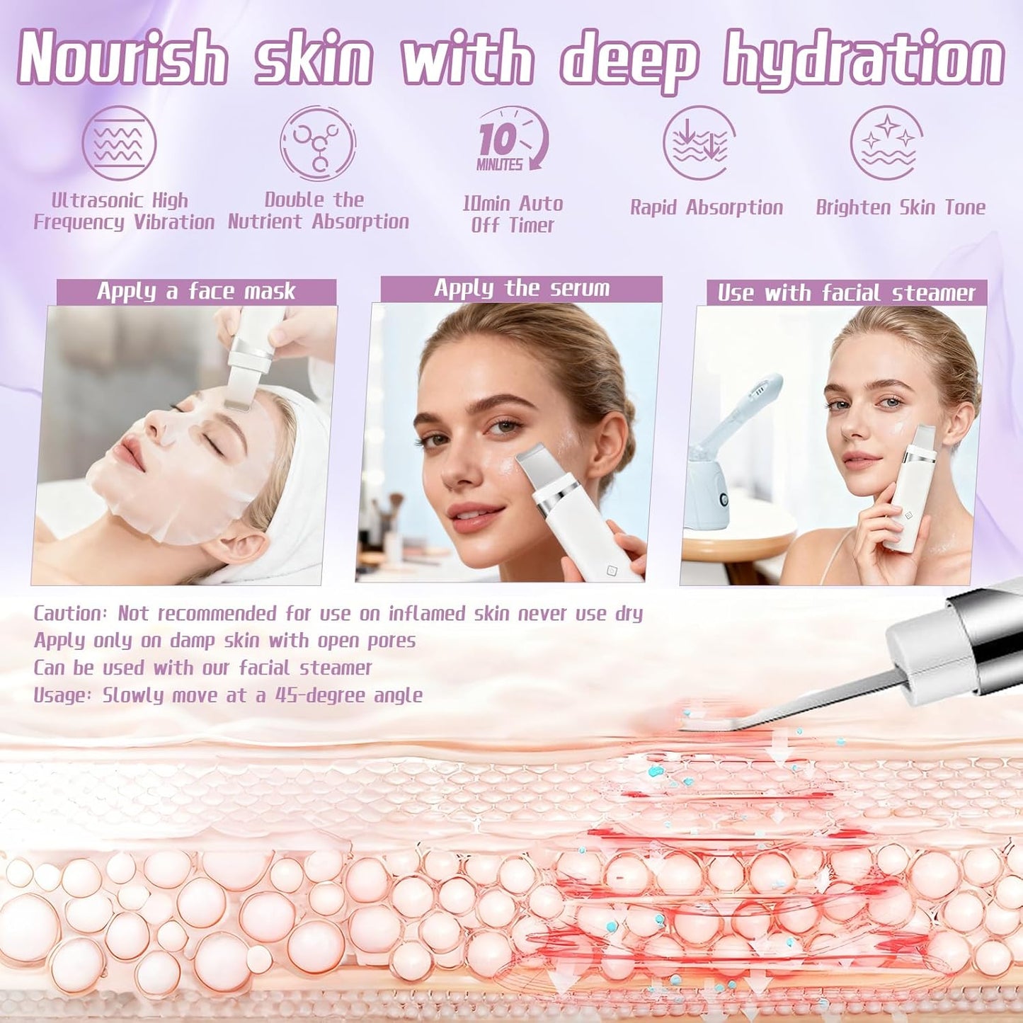 Lixeszt Espátula facial multifuncional limpiador de poros herramien...