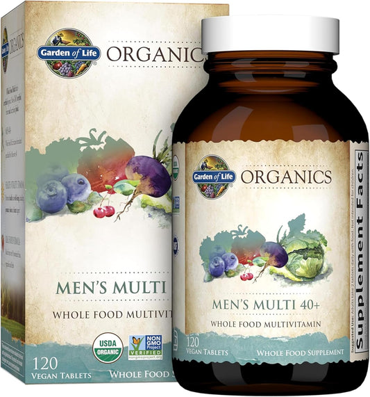 Garden of Life Organics Multivitamina de alimentos enteros orgánico...