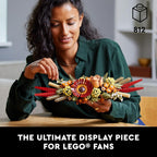 LEGO Icons - Juego de centro de mesa de flores secas para adultos,...