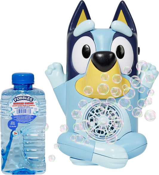MÁQUINA DE BURBUJAS NO DERRAMABLE BLUEY Musical | Juguete de Burbuj...
