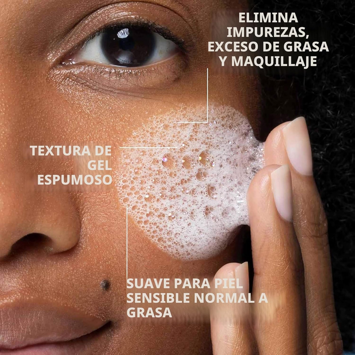 La Roche-Posay Toleriane Limpiador Facial Espumoso Purificante, Lim...