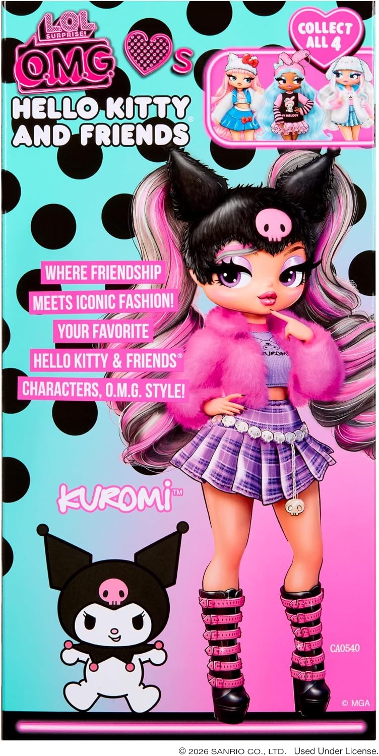 LOL Surprise OMG ama a Hello Kitty y sus amigos - Kuromi - Muñeca d...