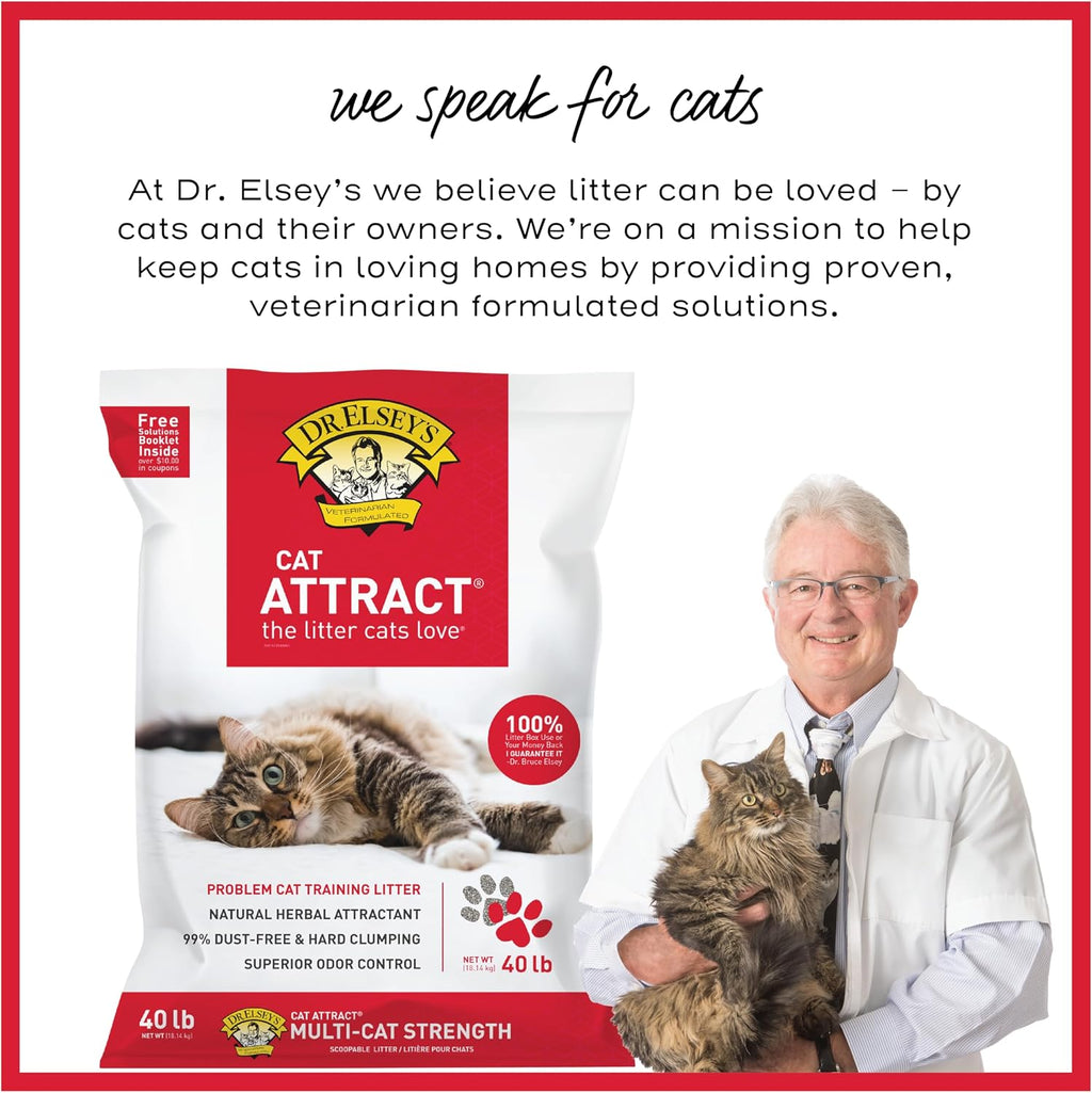 Dr. Elsey's - Arena de gatos aglutinante prémium - Atrayente pa...