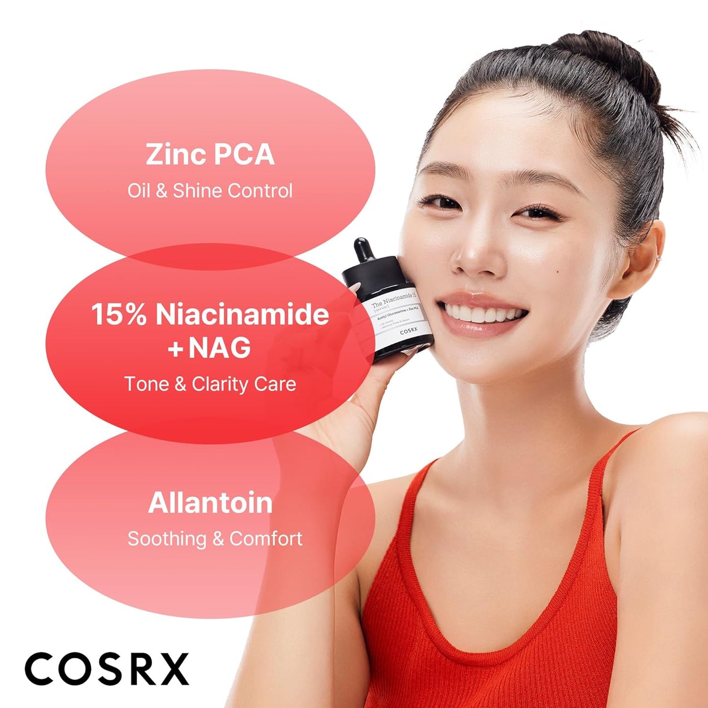 COSRX Suero facial de niacinamida al 15%, 0.67 onzas líquidas, suero minimizador de poros para cara, tono de piel uniforme, cuidado de la piel coreano