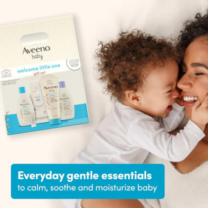 Aveeno Baby Welcome Little One - Set de regalo para el cuidado de l...