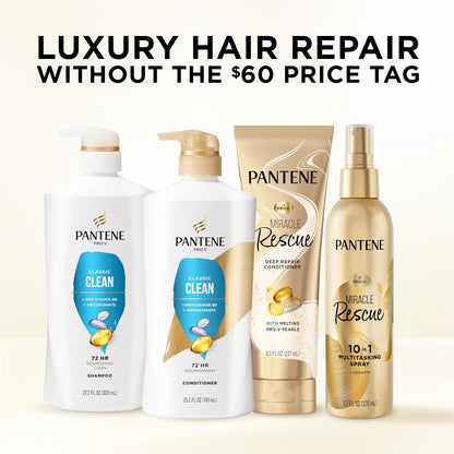 Pantene Juego de champú y acondicionador, Classic Clean - Nutriente...