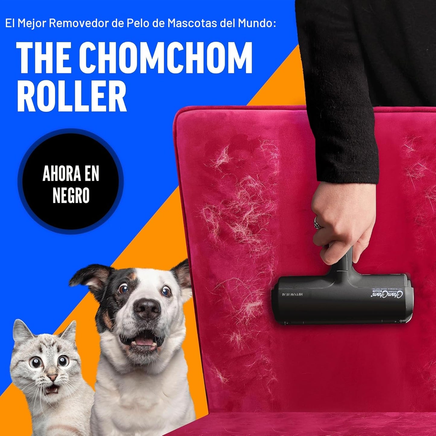 ChomChom Roller Removedor de pelo de mascotas \u2013 Rodillo de pel...