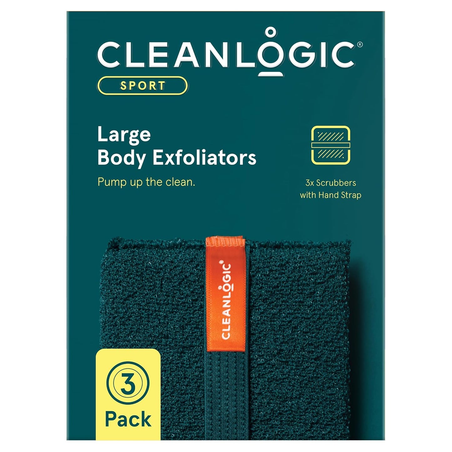 Cleanlogic Exfoliante corporal deportivo, herramienta exfoliante gr...