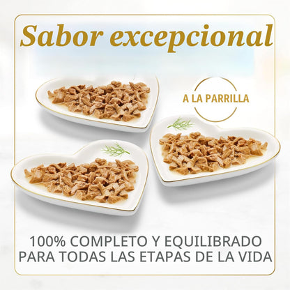 Purina Fancy Feast - Comida para gatos húmeda, en salsa, enlatada y...