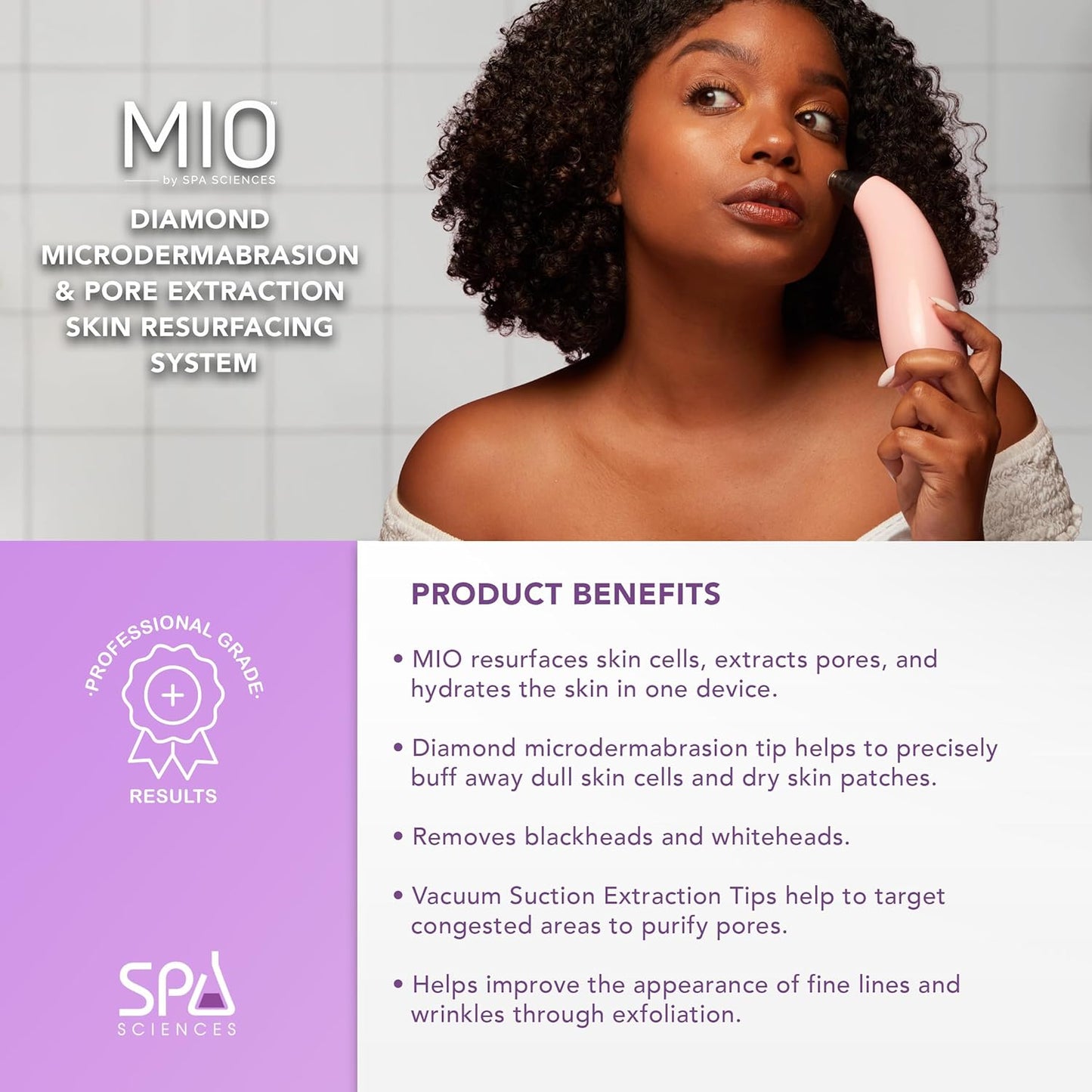 Spa Sciences - MIO - Eliminador de puntos negros de microdermoabras...