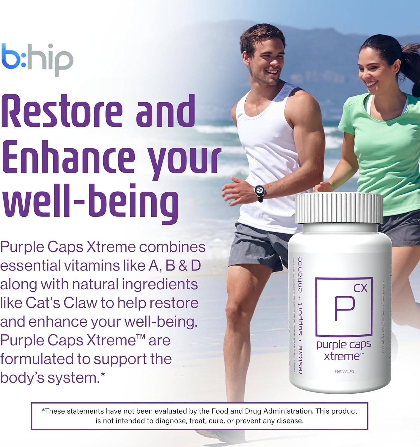 Global Purple Caps Xtreme - Suplemento con vitaminas y minerales de...