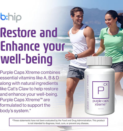 Global Purple Caps Xtreme - Suplemento con vitaminas y minerales de...