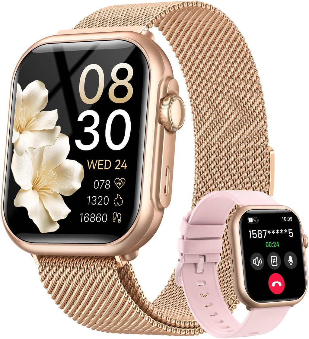 Reloj inteligente para mujer para iPhone Android: 1.85 "Smartwa...