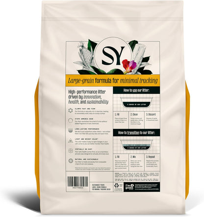 Sustainably Yours Arena para gatos, fórmula de grano grande 10 libras