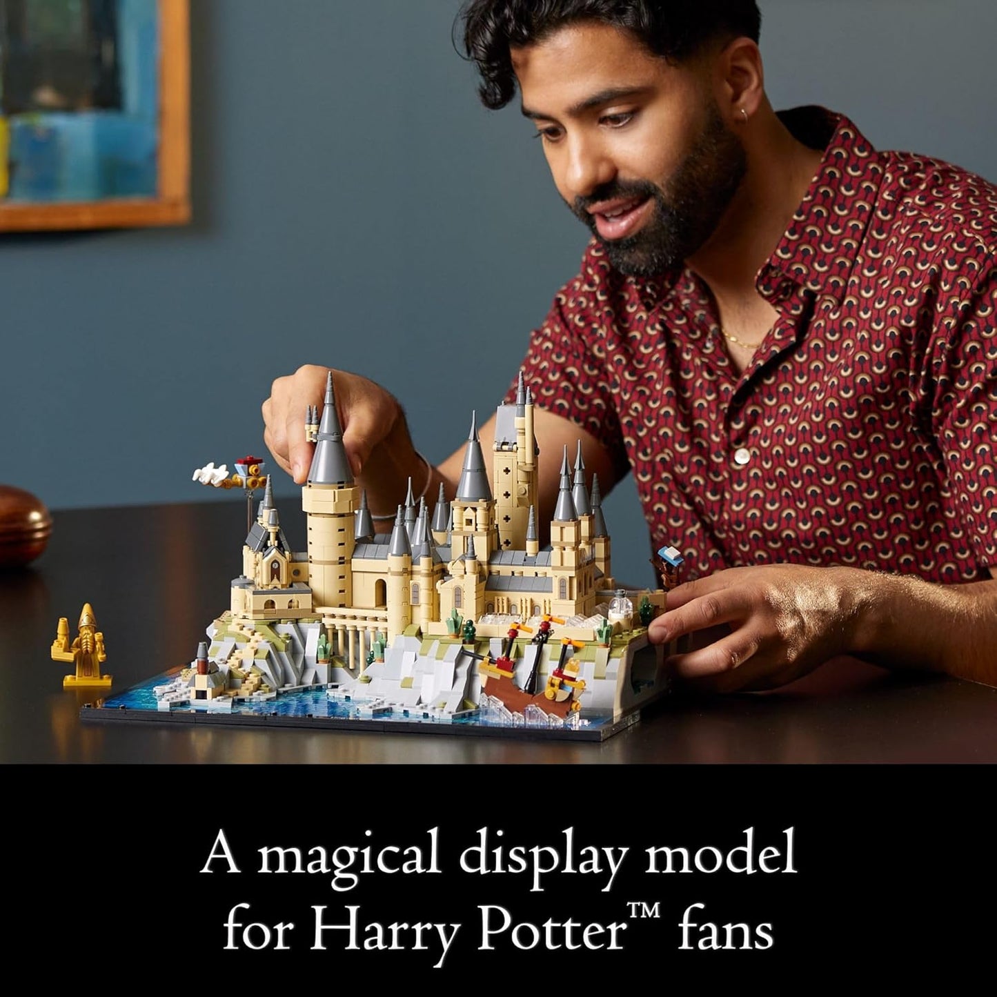LEGO Harry Potter Hogwarts Castle and Grounds 76419 - Juego de construcción, idea de regalo para adultos, modelo de exhibición para construir, juego coleccionable de Harry Potter, recrea escenas