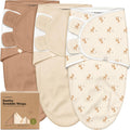Paquete de 3 sacos de dormir orgánicos para bebé - Mantas envolvent...