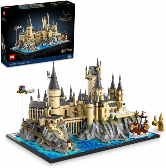 LEGO Harry Potter Hogwarts Castle and Grounds 76419 - Juego de construcción, idea de regalo para adultos, modelo de exhibición para construir, juego coleccionable de Harry Potter, recrea escenas