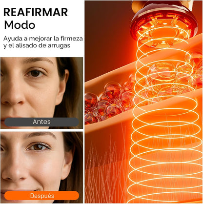INIA Terapia de luz roja 3 en 1 para cara y cuello, dispositivo de...
