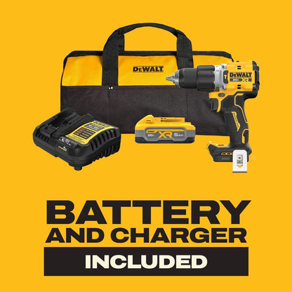 DEWALT Taladro inalámbrico de 20 V MAX y destornillador de impacto,...