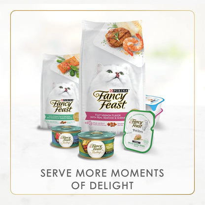 Purina Fancy Feast, Paquete de comida gourmet húmeda para gatos, (2...