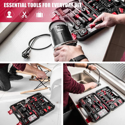 Eastvolt EVHT12801 - Juego de herramientas de reparación del hogar...