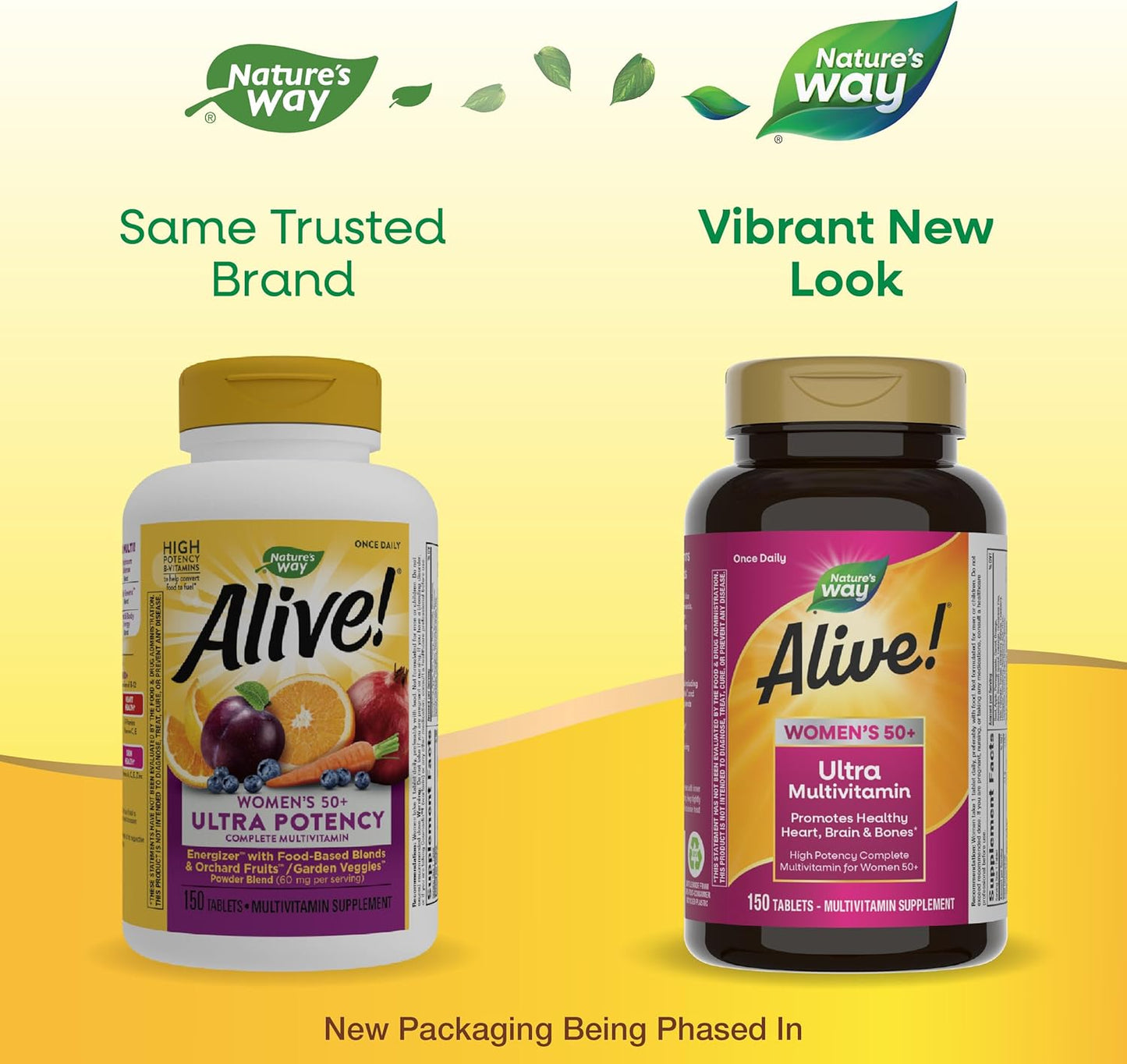 Nature's Way Alive! Vitaminas para mujeres 50 Plus, multivitamí...