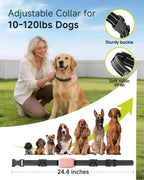 Collar de choque para perro, collar de entrenamiento para perros de...