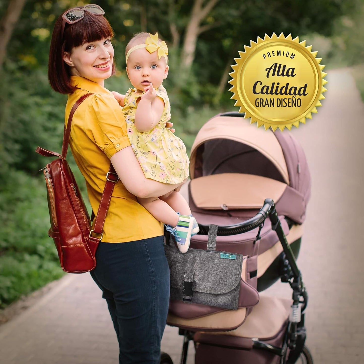 Kopi Baby Cambiador de pañales portátil, bolsa de viaje para cambia...