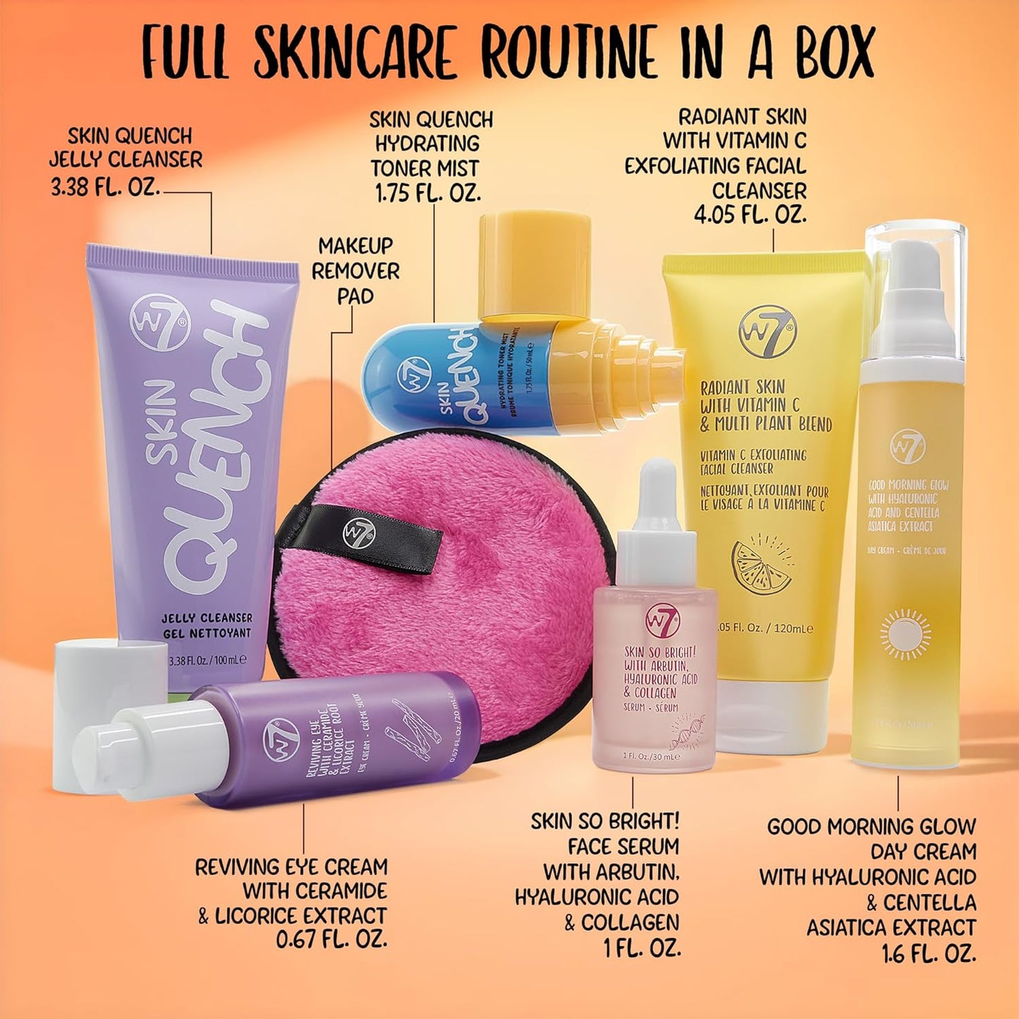 W7 Beauty Blast Skincare Secrets Set \u2013 Rutina completa de cuid...