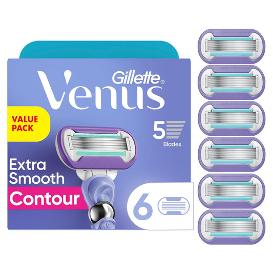 Gillette Venus Deluxe Smooth Swirl - Recambios de cuchilla de afeit...