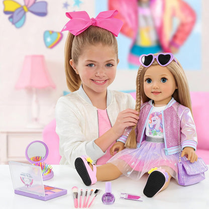 ebuddy Ropa y accesorios para muñecas de 18 pulgadas, traje de unic...