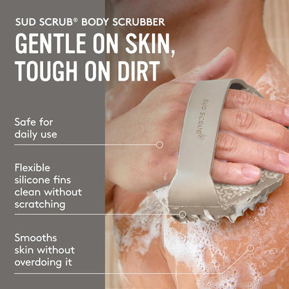 Sud Scrub® Exfoliante Corporal de Silicona Antimicrobiana, Exfolian...