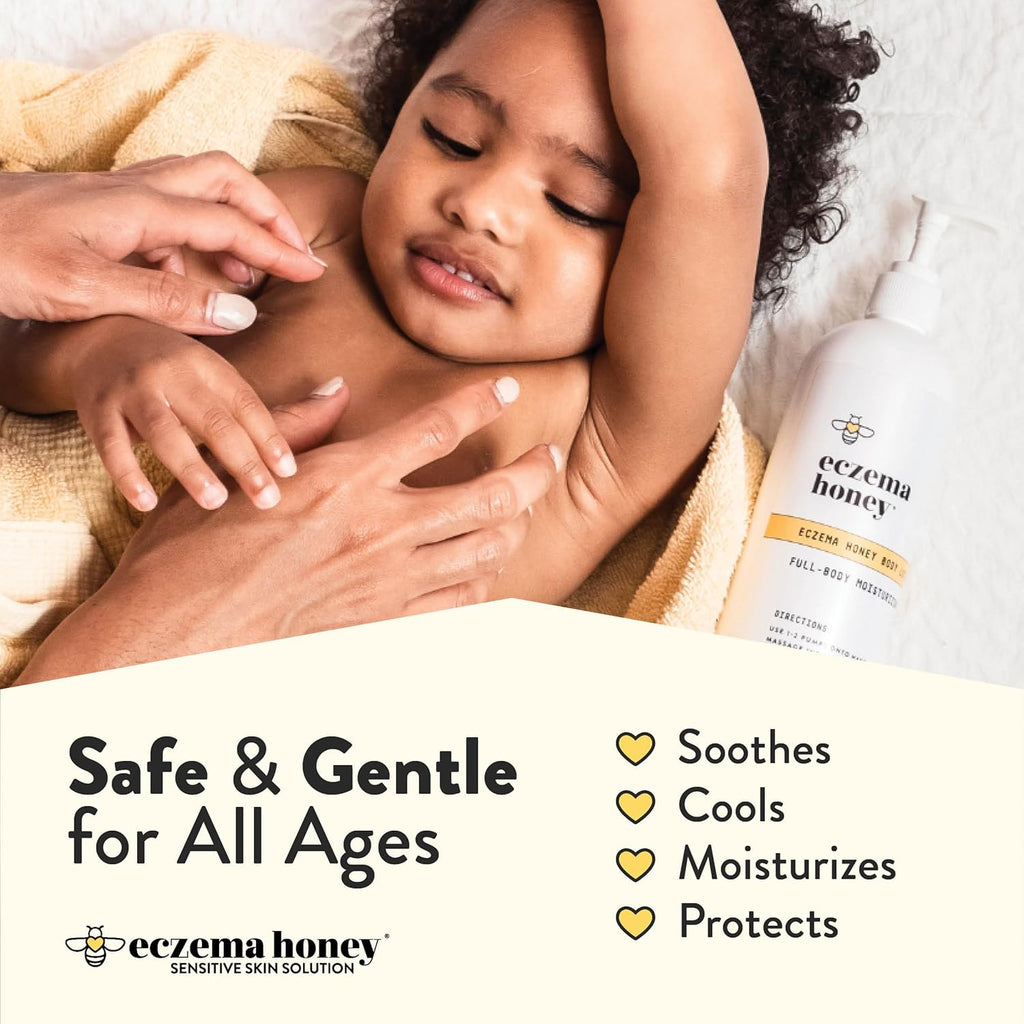 ECZEMA HONEY Loción corporal de avena - Crema de manos y cuerpo par...