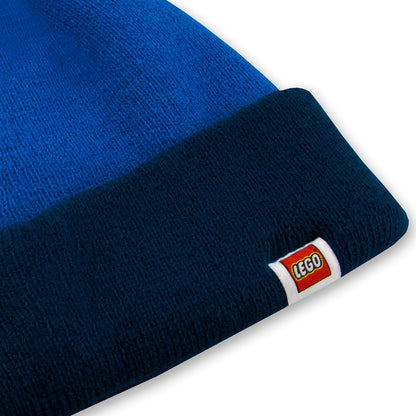 LEGO Sombrero y guantes para niños, gorro y guantes de invierno para niños, Kai, Lloyd y Jay Sombreros y gorras para niños, azul, talla única