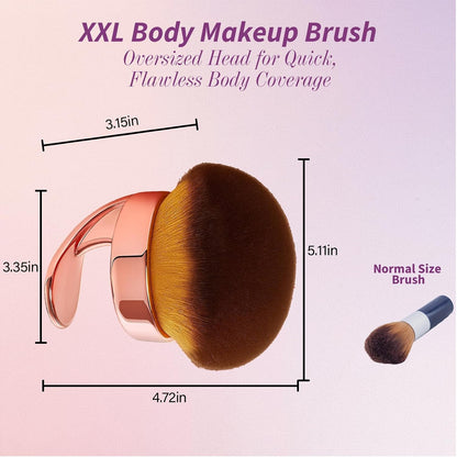 Blend &amp; Blur Brocha de maquillaje corporal ultra grande para au...