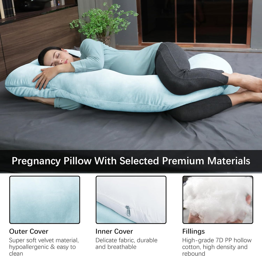 MOON PARK - Almohadas de embarazo y maternidad de cuerpo completo p...