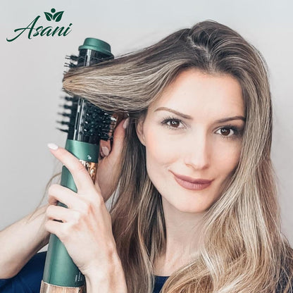 Asani Cepillo de aire caliente - Cepillo secador multiusos con cabe...