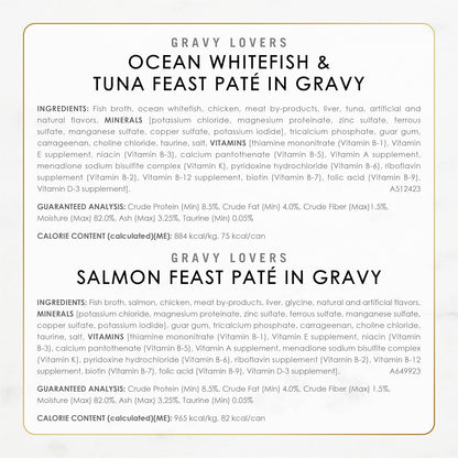 Fancy Feast Purina Gravy Lovers Paquete variado de alimento húmedo...