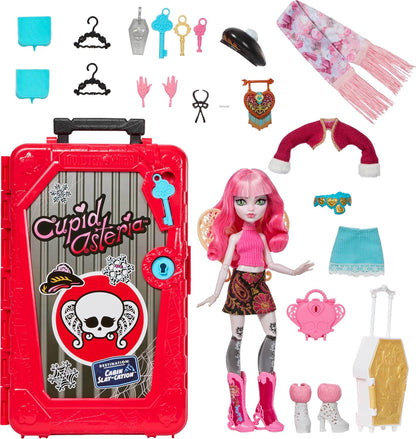 Monster High Skulltimate Secrets Cupido Asteria Juego de muñecas y...