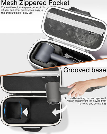 Estuche rígido de almacenamiento RAIACE Compatible con secador de p...