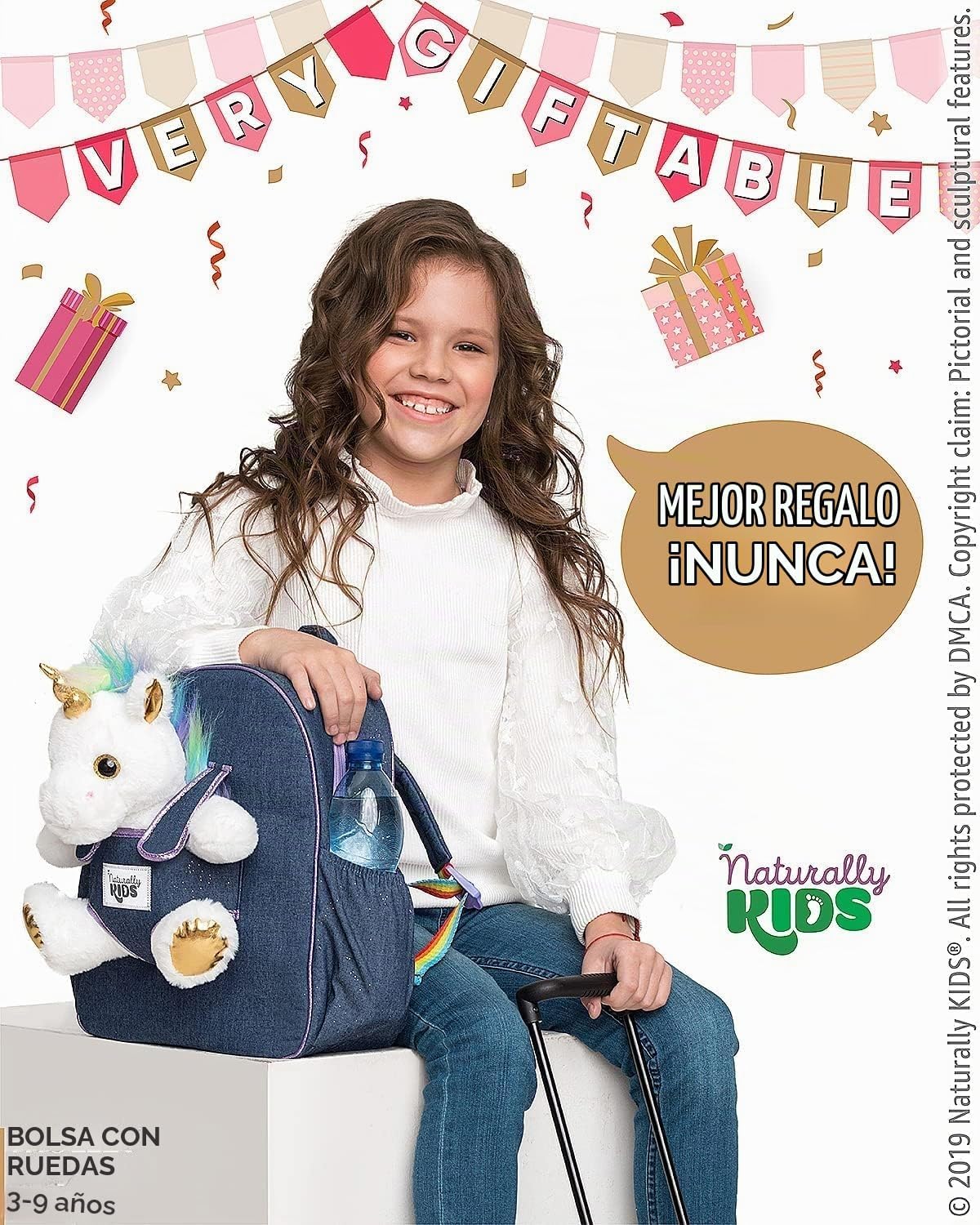 Naturally KIDS Maleta para niños pequeños con. Juguete de peluche d...
