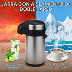 Airpot - Dispensador de café con bomba \u2013 Jarra de café aislada...