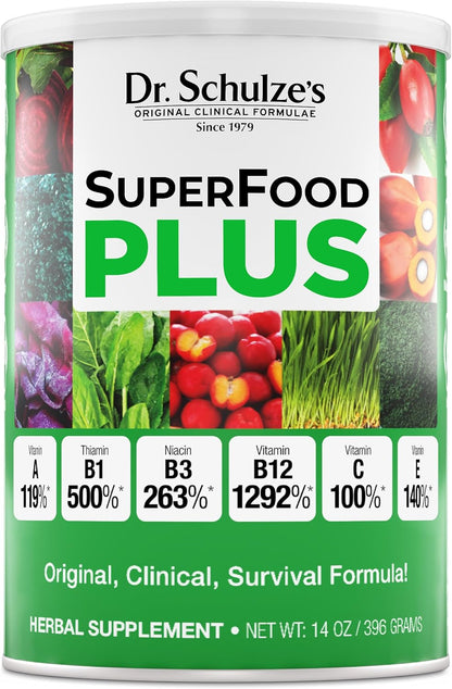 Dr. Schulze's SuperFood Plus | Concentrado de vitaminas y miner...