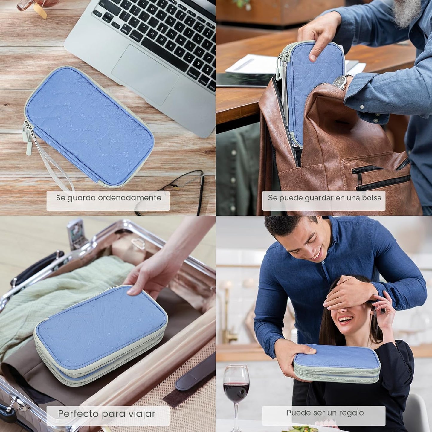 FYY Organizador para cosas electrónicas, para viajes, para cables,...
